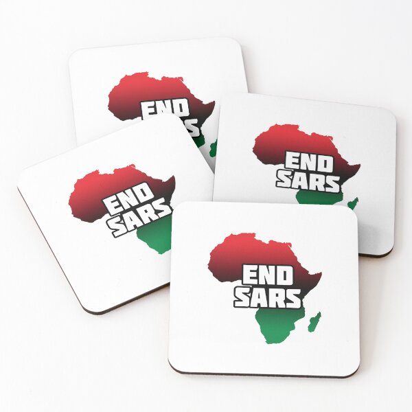 Item preview, End Sars - Africa Black Lives Matter- BLM Fist 2020 Nigeria Congo Namibia Protest Twitter Lagos Sars Politics Apparel T-shirt Flag Petition congoisbleeding shutitalldown Symbol Mask Art Sign Sticker designed and sold by qualityprinting.