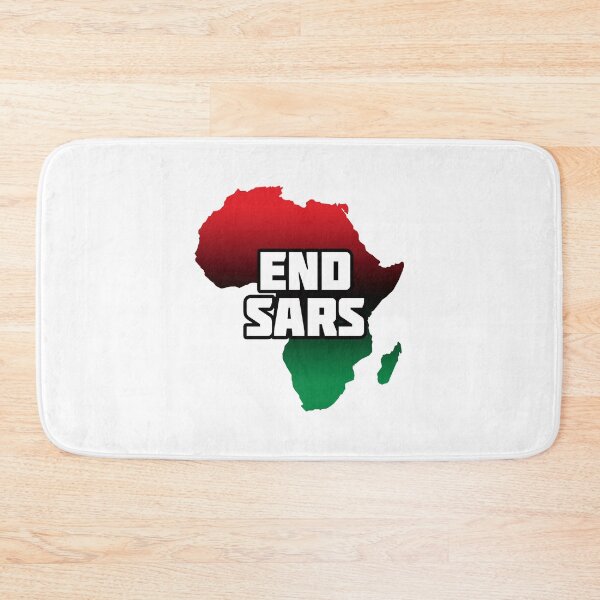 Item preview, End Sars - Africa Black Lives Matter- BLM Fist 2020 Nigeria Congo Namibia Protest Twitter Lagos Sars Politics Apparel T-shirt Flag Petition congoisbleeding shutitalldown Symbol Mask Art Sign Sticker designed and sold by qualityprinting.