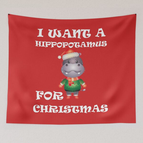 Item preview, I Want A Hippopotamus For Christmas designed and sold by berenger04.