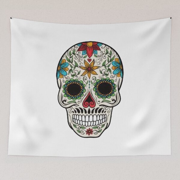 Item preview, colorful calaca designed and sold by nikadesign2021.