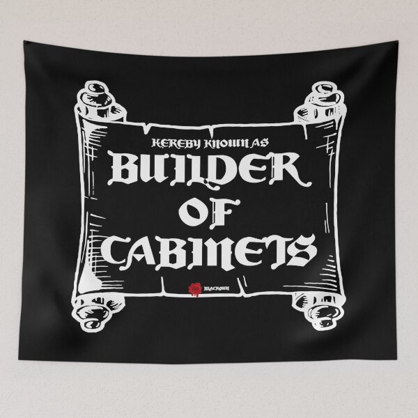 Item preview, Hereby known as Builder of Cabinets-Medieval Scroll designed and sold by BLACKSUN-SHOP.