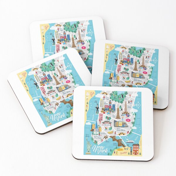 Item preview, New York City Map designed and sold by PrismasDesign.