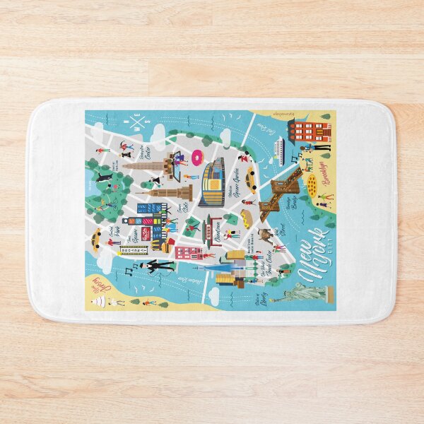 Item preview, New York City Map designed and sold by PrismasDesign.