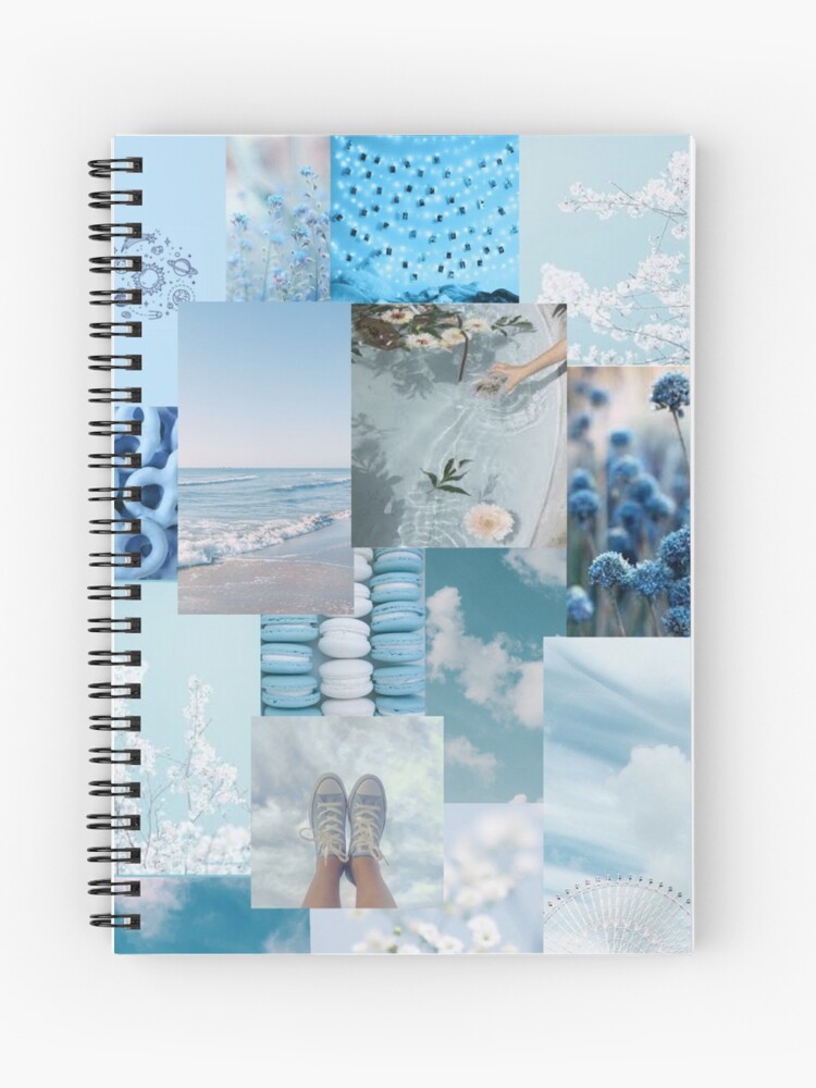 120 BEACH, CUTE, BLUE, Pink Collage Aesthetic. Trendy, Vsco, 120 Digital  Pics
