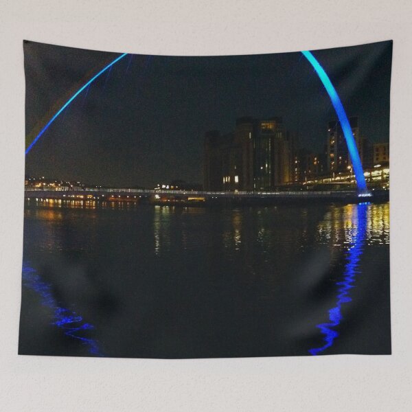 Item preview, Newcastle Millennium Bridge At Night designed and sold by Andrew Morrell.