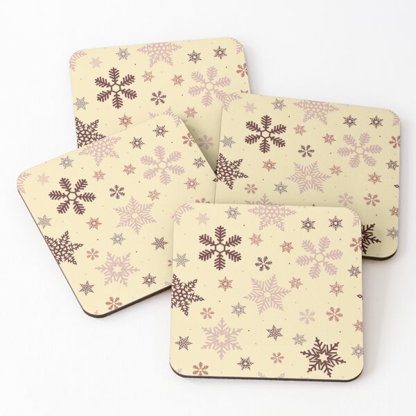 Item preview, Aesthetic Christmas Snowflakes Pattern designed and sold by SAVWIS.