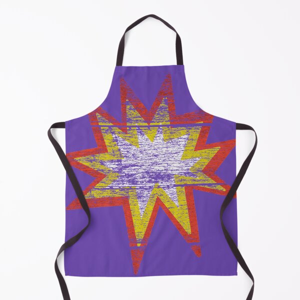 Item preview, Explosion Emoji Wood Block Print (Hero Blue) designed and sold by TheEditrix.
