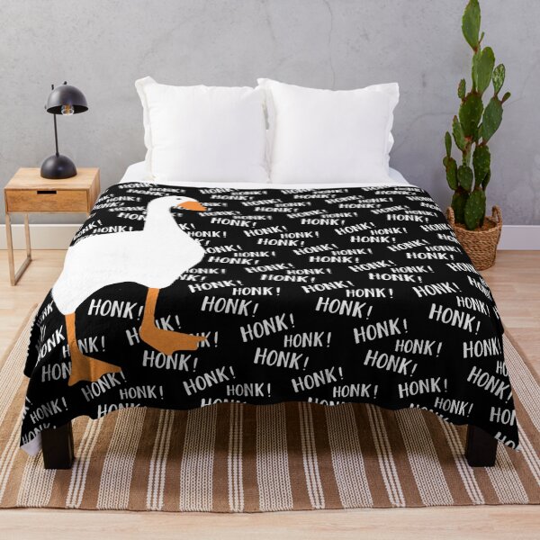 Untitled Goose Honkers Throw Blanket