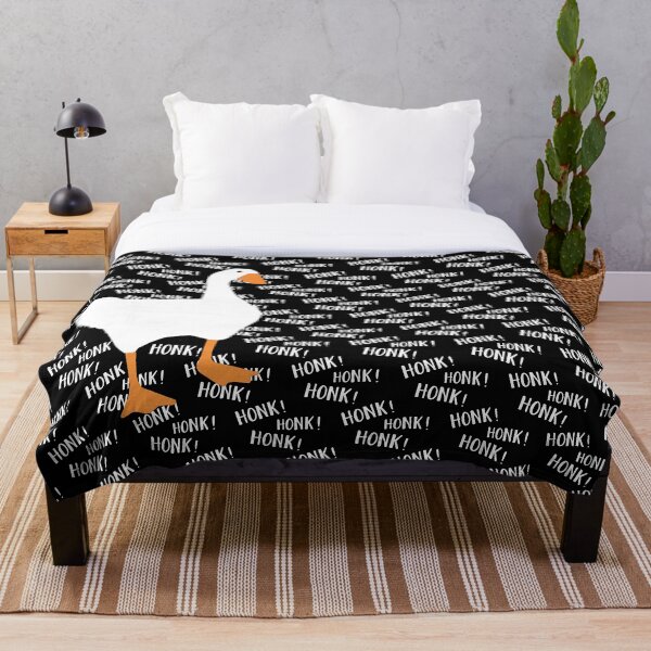 Untitled Goose Honkers Throw Blanket