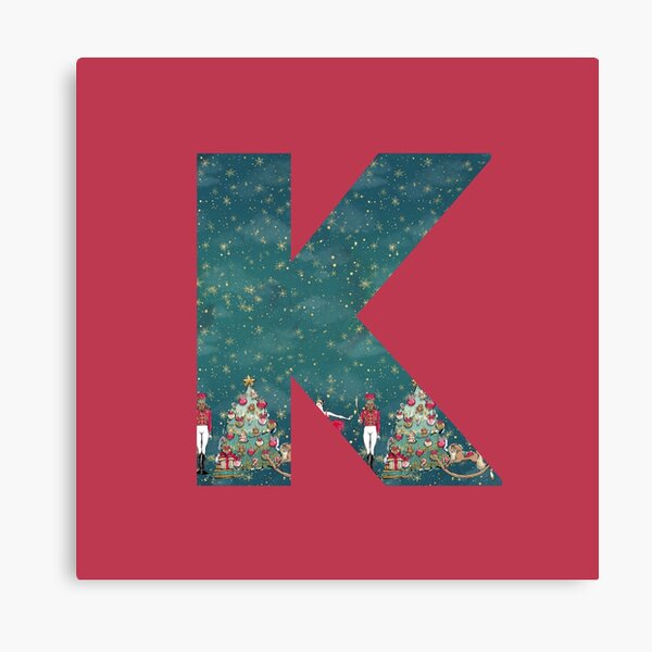 Item preview, Christmas Nutcracker Letter K | Christmas Letters designed and sold by SerendipityNow.