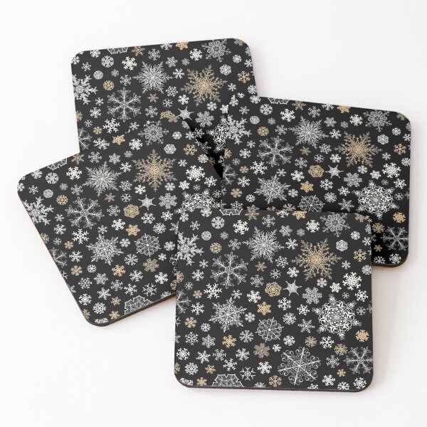 Item preview, Aesthetic Christmas Snowflakes Pattern designed and sold by SAVWIS.
