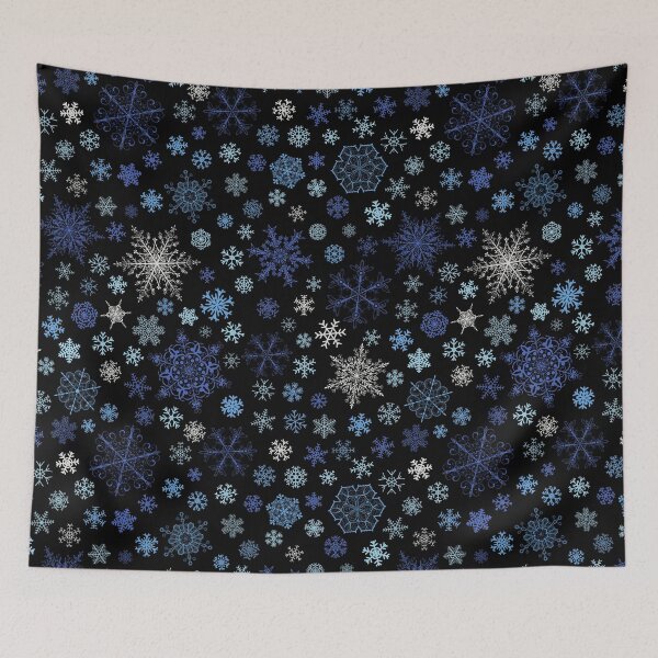 Item preview, Aesthetic Christmas Snowflakes Pattern designed and sold by SAVWIS.