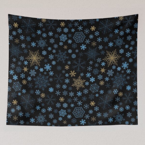 Item preview, Aesthetic Christmas Snowflakes Pattern designed and sold by SAVWIS.