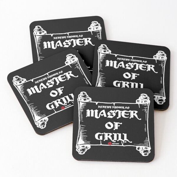 Item preview, Hereby known as Master of Grill-Medieval Scroll designed and sold by BLACKSUN-SHOP.