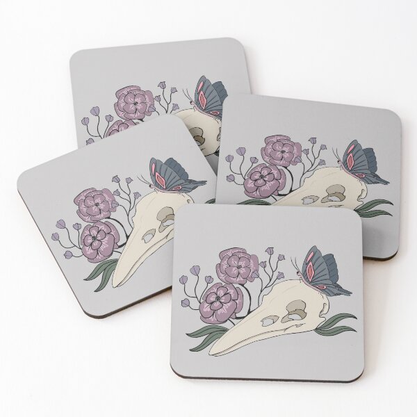 Item preview, Bird Skull and Flowers designed and sold by Jetewill.