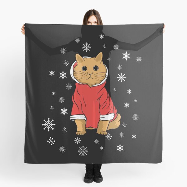 Foulards Sur Le Theme Chat Maman Noel Redbubble