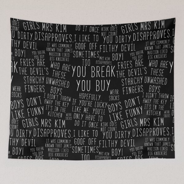 Item preview, Ultimate Kim Quotes You Break You Buy and Boys Don’t Like Funny Girls designed and sold by Sunny Collections.