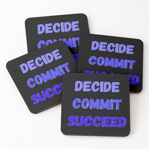 Item preview, Decide Commit, Succeed Motivation designed and sold by jrichard99.