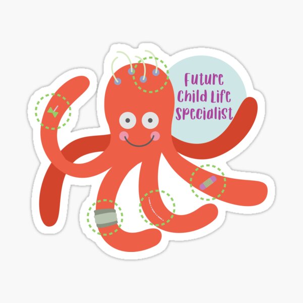 Item preview, Future Child Life Specialist Octopus  designed and sold by Alegria Child Life.