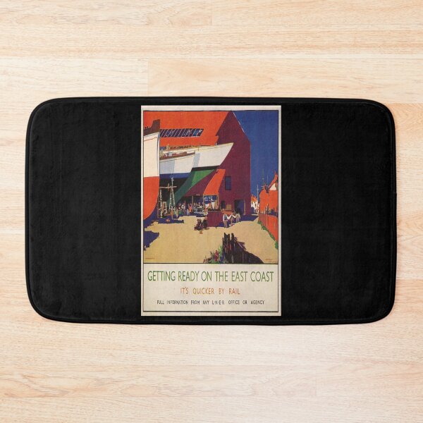 Item preview, East Coast retro poster designed and sold by CorasPosters.
