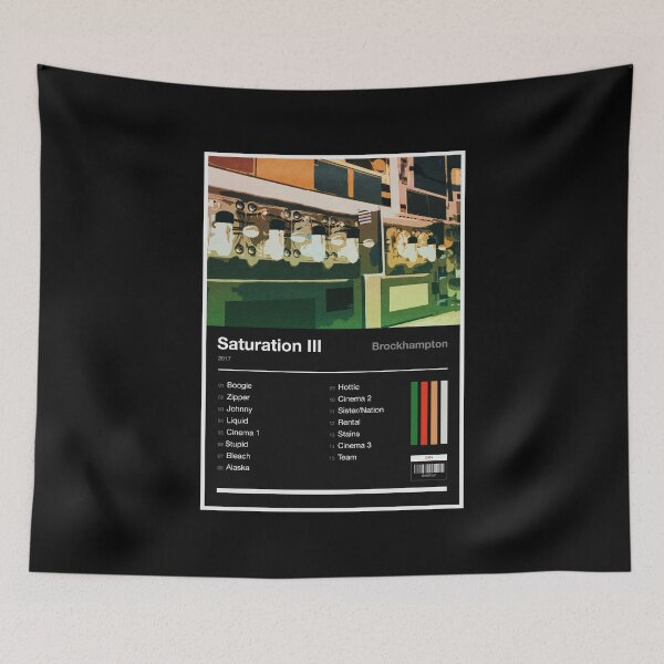 Item preview, Saturation III Tracklist (Inverted) designed and sold by TOURETTESBOYLOL.