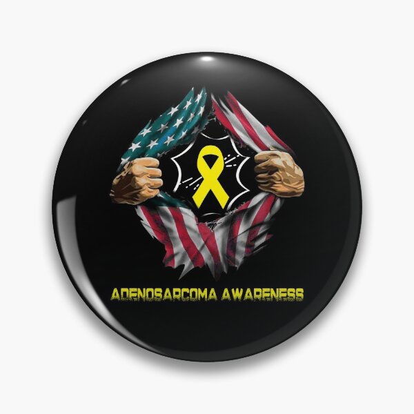 Item preview, Adenosarcoma Awareness American Flag designed and sold by ArangoaStore.