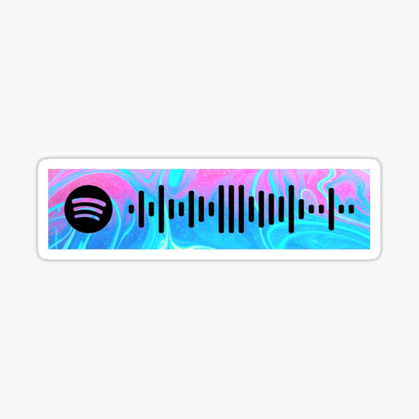 Iris By Goo Goo Dolls Spotify Scan Code Sticker By Wandersapparel Redbubble