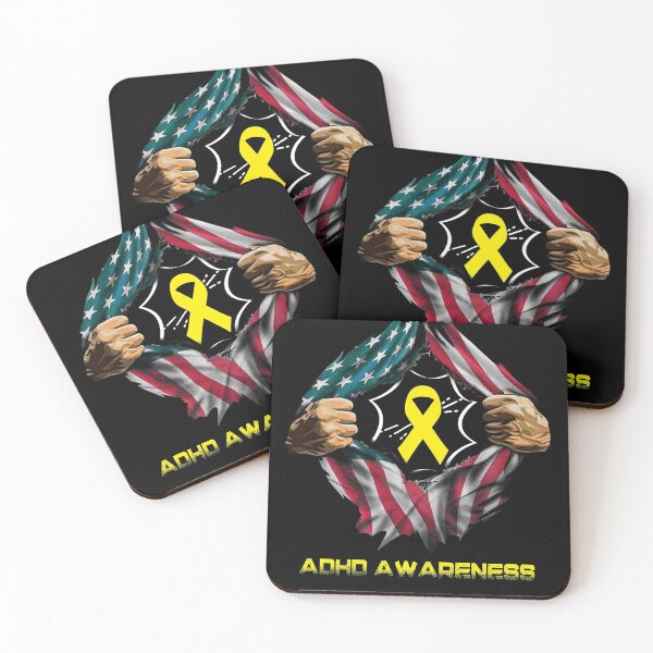 Item preview, ADHD Awareness American Flag designed and sold by ArangoaStore.