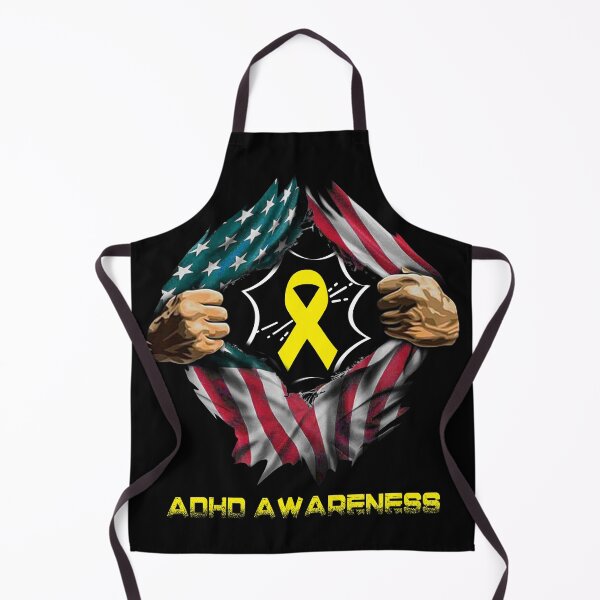 Item preview, ADHD Awareness American Flag designed and sold by ArangoaStore.