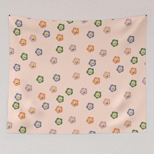 Item preview, Sad and happy faces pattern designed and sold by morgananjos.