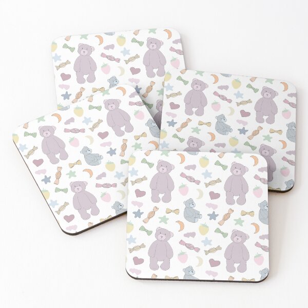 Item preview, Dreaming bears (on white) designed and sold by Flowersforbear.
