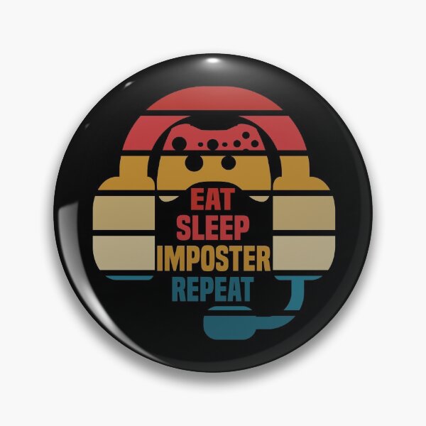 Item preview, Eat Sleep Imposter Repeat The Perfect Crewmate Design designed and sold by TAKEITTeeZee.