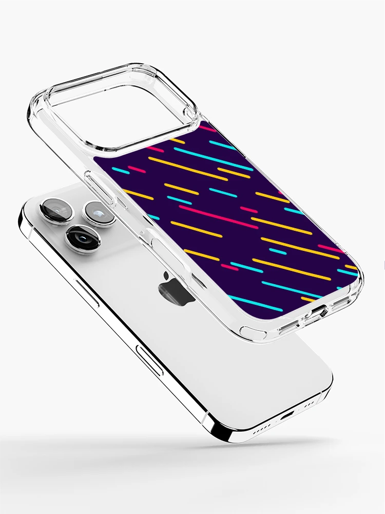 Thumbnail 2 of 5, iPhone Case, Colorful Rays designed and sold by worldtrend.
