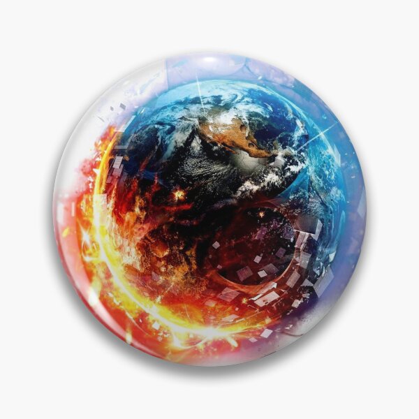 Item preview, The earth that has blue core and red core designed and sold by Arramavis.
