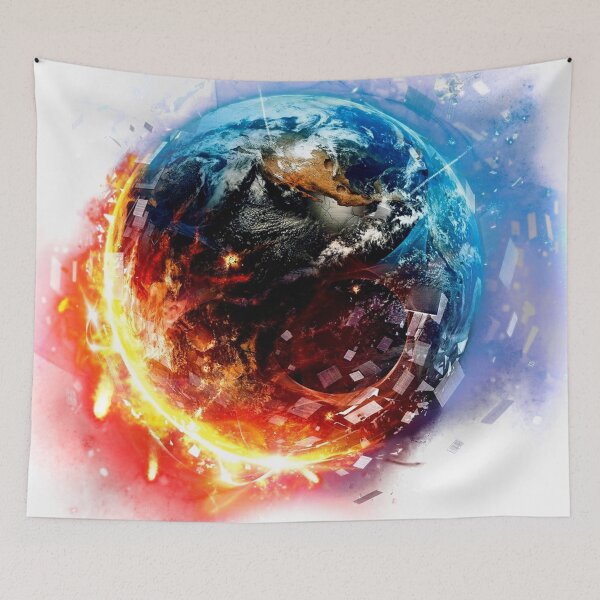 Item preview, The earth that has blue core and red core designed and sold by Arramavis.