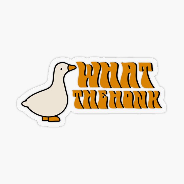 what the honk Transparent Sticker