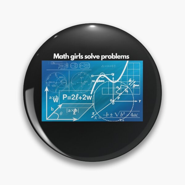 Item preview, Math Girls Solve Problems designed and sold by UncleStuScience.