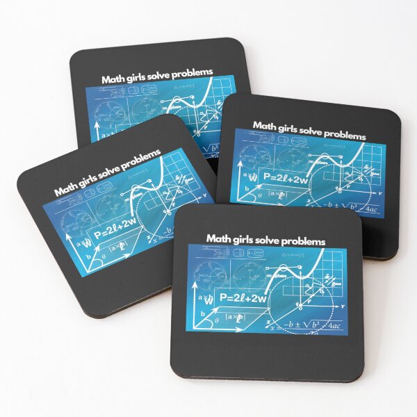 Item preview, Math Girls Solve Problems designed and sold by UncleStuScience.