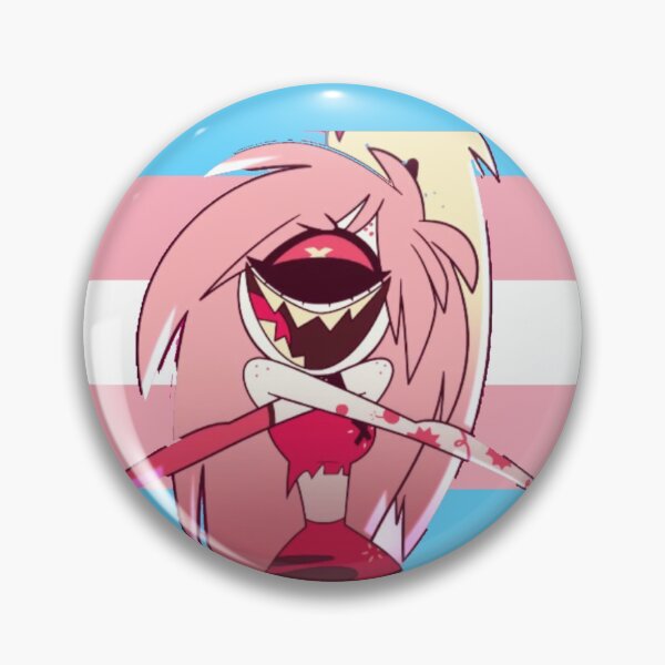 Item preview, Cherri Bomb trans pin designed and sold by Cosplayshin.