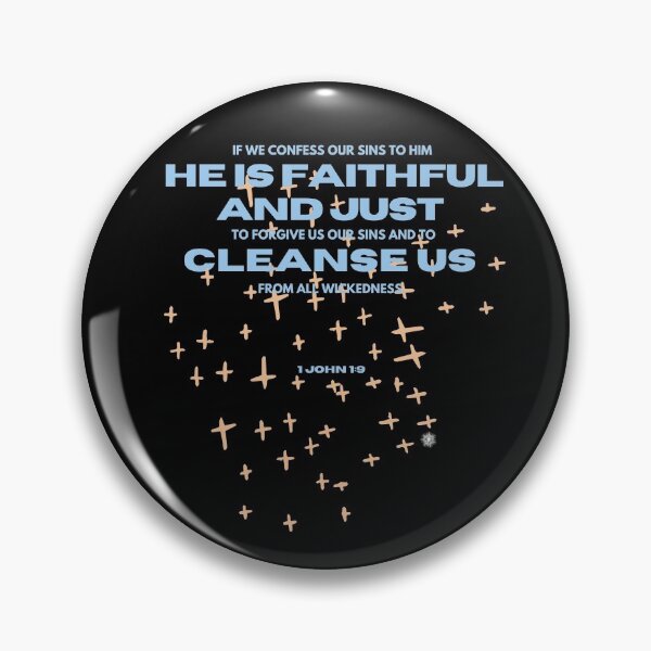 Item preview, He is faithful and just : 1 John 1:9 designed and sold by DandelionSeeds.