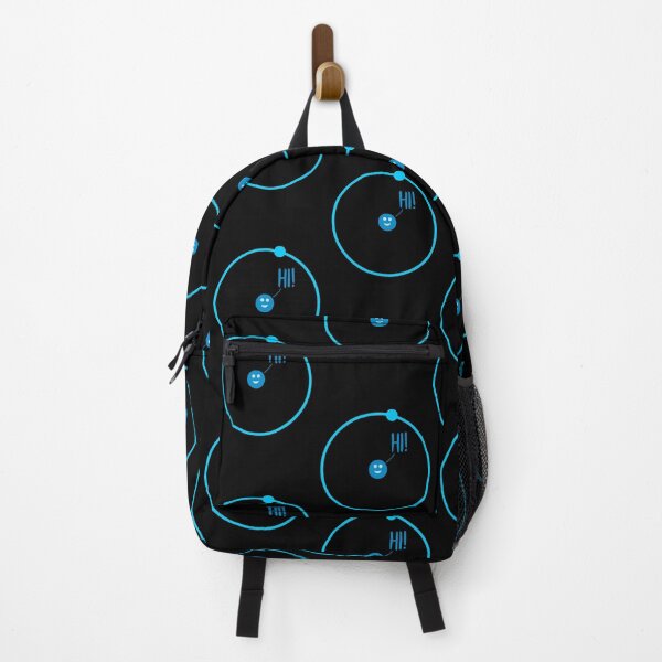 Item preview, Cute Blue Hydrogen Atom Science Cartoon Says Hi designed and sold by twicetrader.