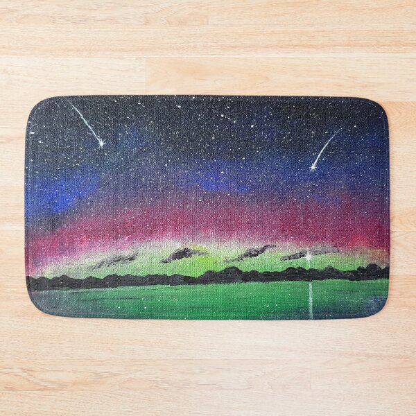 Item preview, Aurora sky acrylic painting designed and sold by StarlightTales.