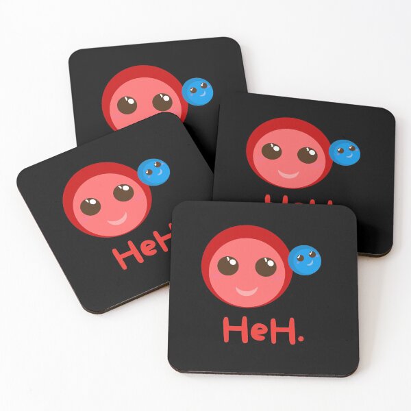 Item preview, Cute Science Helium Hydride Molecule Cartoon Says HeH  designed and sold by twicetrader.