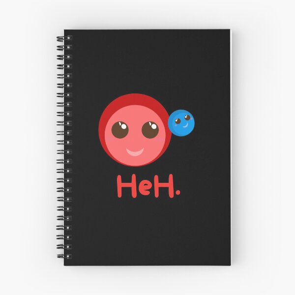 Item preview, Cute Science Helium Hydride Molecule Cartoon Says HeH  designed and sold by twicetrader.