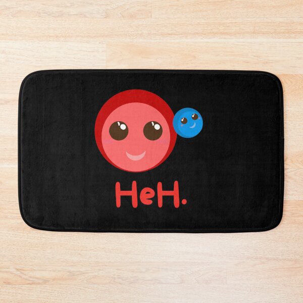Item preview, Cute Science Helium Hydride Molecule Cartoon Says HeH  designed and sold by twicetrader.