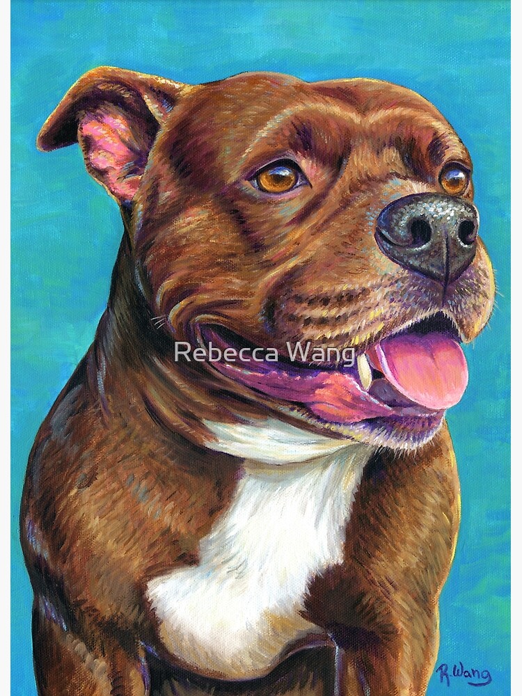 Tallulah the Staffordshire Bull Terrier Dog by lioncrusher