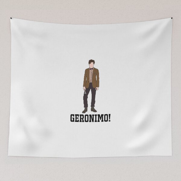 Item preview, The 11th Doctor: "Geronimo!" designed and sold by sci-fi-nerd.