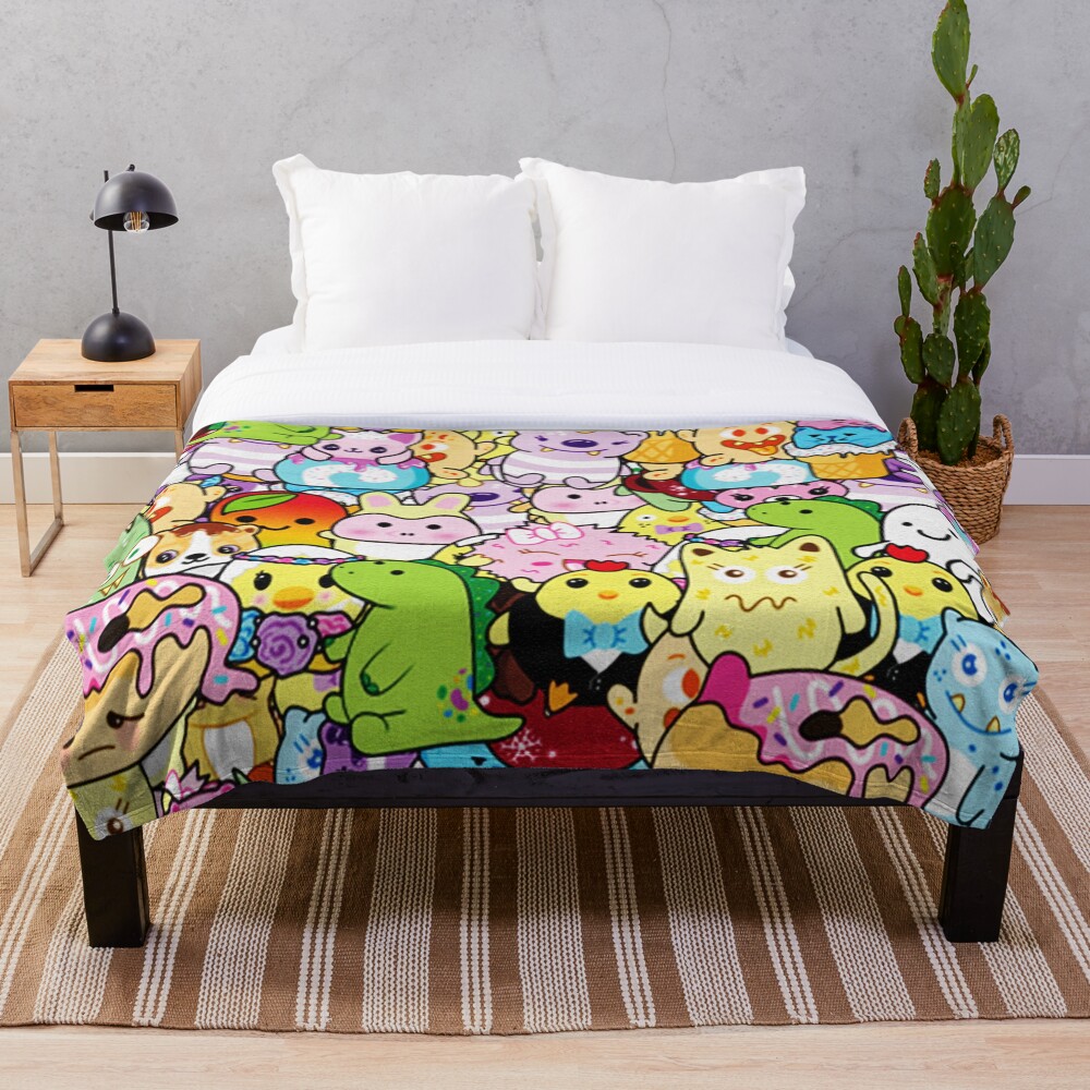 cute art of moriah elizabeth Throw Blanket