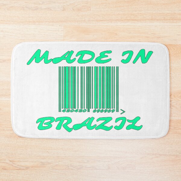 Item preview, MADE IN BRAZIL (Funny) Earth Merch designed and sold by Mustard Prophet.
