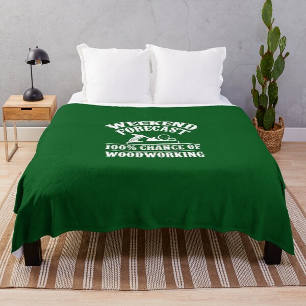 Item preview, Weekend Forecast 100 Chance Of Woodworking designed and sold by GeniusDesignArt.